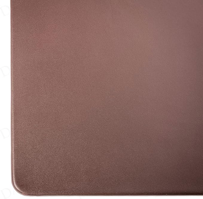 Dacasso 17" x 14" Brown Leatherette Luxury Conference Pad - Image 5