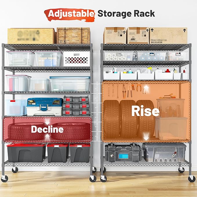 Romorgniz 82" H X45 W X18 D Storage Shelves - Image 7
