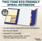 DISCOUNT PROMOS Custom Eco Friendly Spiral Notebooks - Image 3