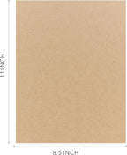 Kraft Cardstock Thick Paper 50 Sheets, 8.5" x 11" Heavyweight 92lb Cover Card - Image 4