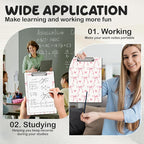 APIILVPQ Pink Clipboard，Bow Clipboards - Image 5
