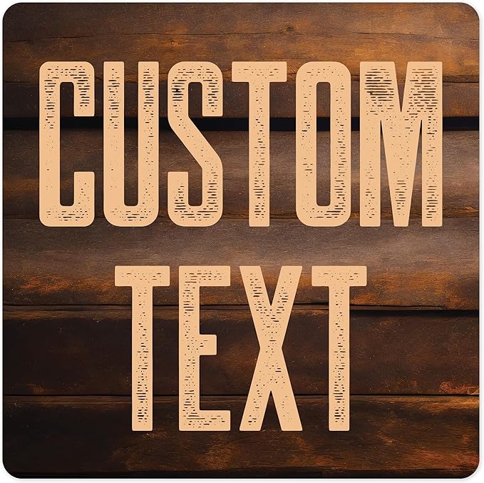 Custom Sign, Custom Street Sign, 11 Font Colors, 13 Font Styles, 4 Hole Options by MySignCenter