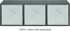 Whitmor 3 Cube Bookcase, 3 Tier Stackable MDF Bookself, Open Storage Display - Image 7