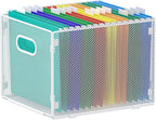 Samstar Hanging File Organizer, Mesh File Folder Organizer Crate Cabinet by Samstar