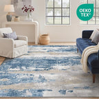GENIMO No Crease Non Slip 8x10 Area Rugs - Image 2