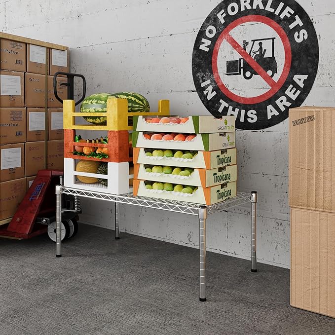 Regal Altair 18" Deep x 36" Wide x 14" Height Wire Shelving Kit | 1-Tier | NSF - Image 5