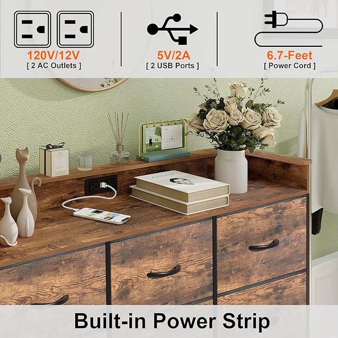 Welfuturer Dresser for Bedroom - Image 4