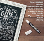 Better Office Products Framed Tabletop Chalkboard Sign, 9.5" x 14", Rustic Wood - Image 6