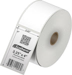 2.25" x 4" Thermal Labels | 6 Rolls | 4200 Labels | fits Zebra, Offnova Thermal - Image 2
