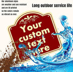 Custom Sign, Custom Indoor/Outdoor Decorative Sign，Aluminum Weatherproof Metal - Image 3