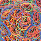 Rubber Bands Assorted Size 0.4bl Colourful Rubber Bands Office Supplies Size#64 - Image 4