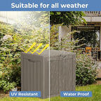 Decksplore 35 Gallon Outdoor Storage Box Waterproof Lockable Resin Deck Box - Image 3