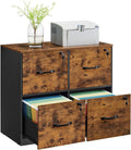 vasagle 4-drawer lateral file cabinet, compact, locking, printer, main product view