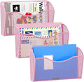 EasyPAG 3 Single Pocket Wall File Organizer, Mesh Hanging File Folder Organizer by EasyPAG
