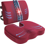 FORTEM Seat Cushion, Office Chair Cushion, Lumbar Support Pillow by FORTEM