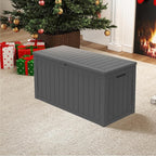Decksplore 100 Gallon Outdoor Storage Box Waterproof, Lockable Resin Deck Box by Decksplore%E2%80%94BuiltforOutdoor