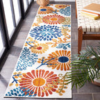 safavieh cabana outdoor runner rug 2'x6', modern cream, view 9