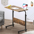dlandhome 31.5 inches rolling desk with wheels adjustable, main product view