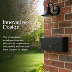 NACH Black Envelope Wall Mount Mailbox, Rust Resistant Metal Mailbox, Mailboxes - Image 3