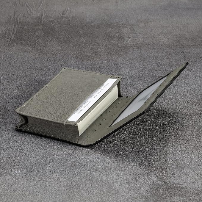 Leather Business Card Case Holder - Image 4