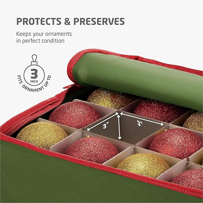 ZOBER Underbed Christmas Ornament Storage Box - Image 7