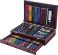 art set with colored pencils, crayons, pastels, watercolors, main product view