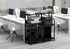 Fannova Printer Stand with Adjustable Shelf, 4 Tier Large Tall Printer Table - Image 4