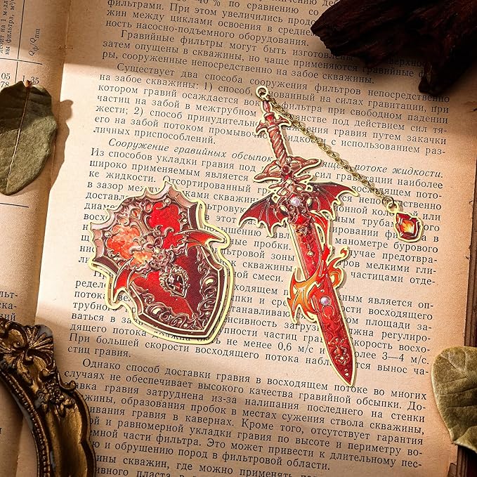 Dragon Knight Metal Bookmark & Book Clip Set - Image 9