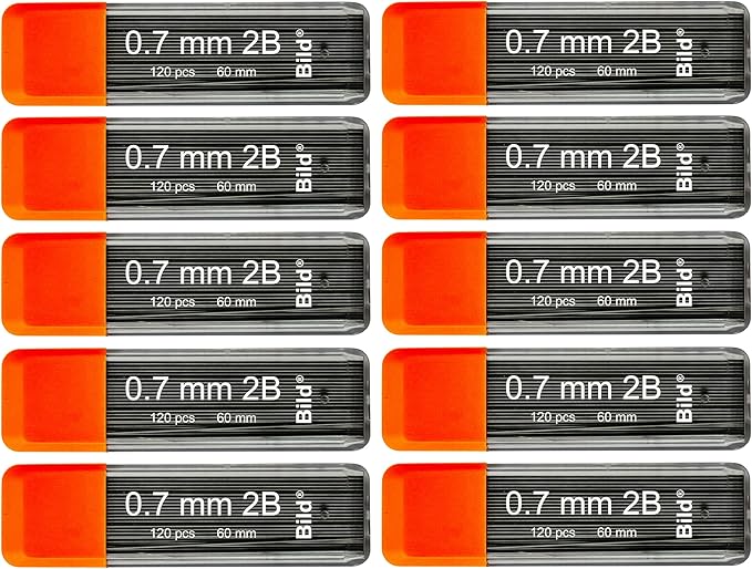 Bild Premium 1200 leads of 0.7 mm 2B Mechanical Pencil Lead Refills - Image 4