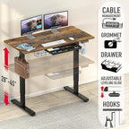 SHW 48-Inch Electric Height Adjustable Standing Desk - Image 4