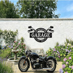 Custom Motorcycle Wheel Metal Signs Personalized Biker Name Sign Custom Garage - Image 9