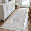 GENIMO 2'6"x6 Runner Rugs for Hallway, Machine Washable Non Slip Vintage Retro by GENIMO