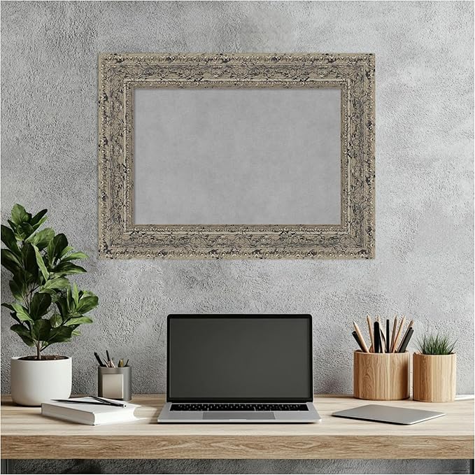Amanti Art Silver Framed Magnetic Board 17x23 Small Vision Board - Image 6