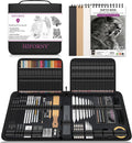 hiforny 126 pcs drawing kit sketching pencil set,sketch, main product view