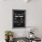 Rustic Grey Magnetic Wall Chalkboard, Large Size 18" x 24", Framed Chalkboard - Image 6