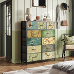 WLIVE Tall Dresser for Bedroom, Fabric Dresser Storage Tower, Chest of Drawers - Image 2