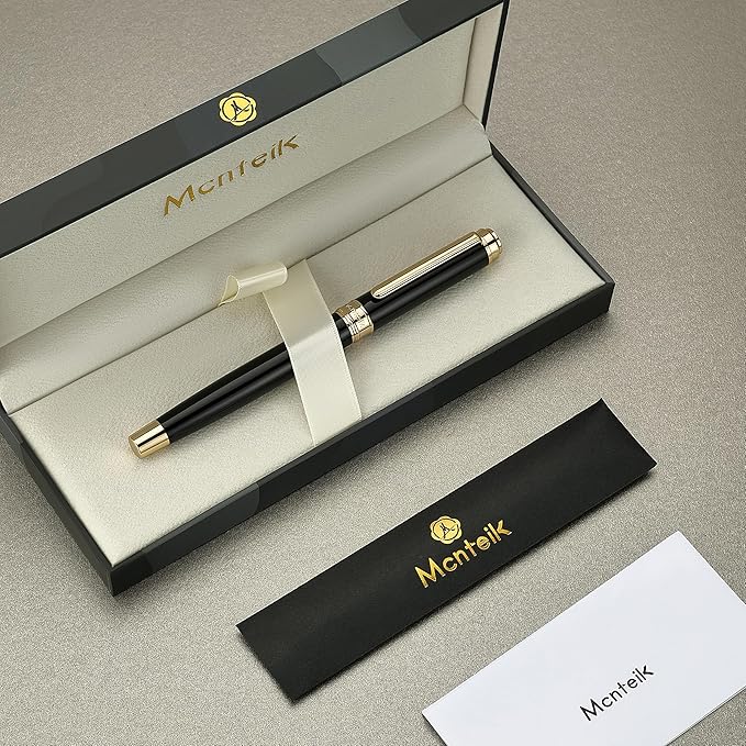 MCNTEIK 317 Fountain Pen, Stunning Luxury Piano Lacquer, 18K Gilded Nib - Image 2