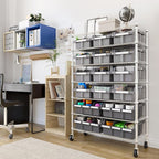 Seville Classics Heavy Duty NSF Bin Rack Solid Steel Wire Shelving Storage Unit - Image 3