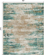 GENIMO 8x10 Area Rugs, Modern Living Room Rugs, Large Machine Washable Rug - Image 2