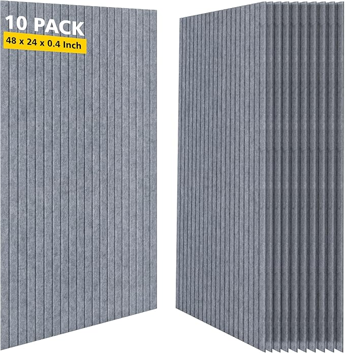 Acoustic Panels, 10 Pack Sound Panels Noise Reducing by AUTORIFIC