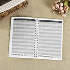 INKNOTE 2 Pcs Auto Mileage Log Book Expense Record Notebook - Image 3