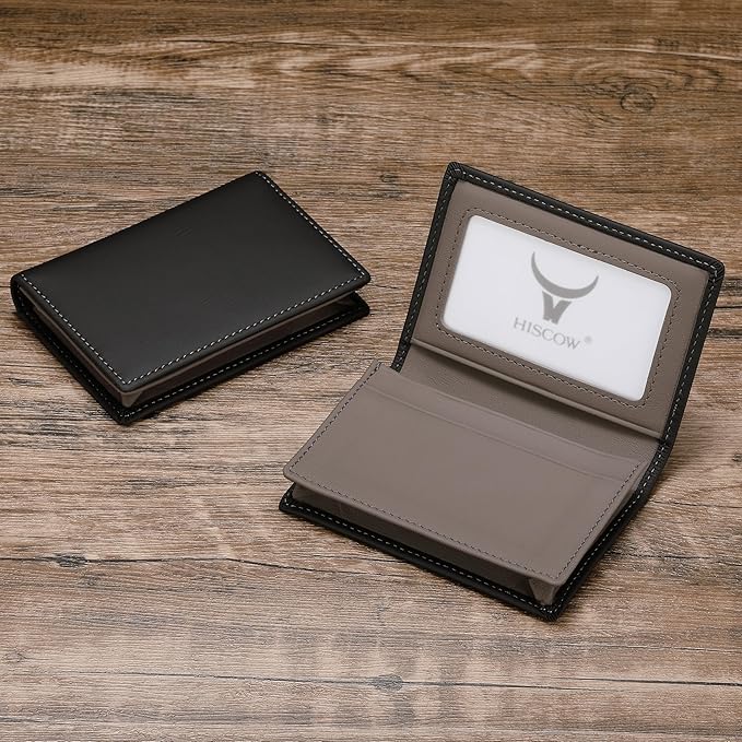 Leather Business Card Case Holder - Image 2