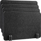 Fabbay 4 Pcs Acoustic Freestanding Desk Divider Desk Partition 16 x 24 Inch by Fabbay