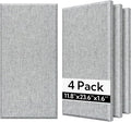 Olanglab Fiberglass Acoustic Wall Panels 4 Pack, 11.8'' x 23.6'' Sound Panels by Olanglab