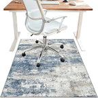Office Chair Mat for Hardwood Tile Floor, Abstract 48"X 60" Desk Mats for by BESBLEE