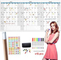 CLEVER CLEAN Large Dry Erase Wall Calendar by CleverClean