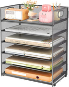 Subekyu 6 Tier Paper Organizer for Desk by SUBEKYU