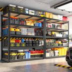 reibii 48" w garage shelving for warehouse, 3080lbs shown in use