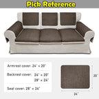 Couch Arm Covers, Waterproof Armrest Cover - Image 6