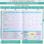 Life Planner - Undated Weekly & Monthly Planner, 12-Month Journey to Increase - Image 3